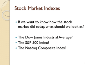 Stock Market Indexes