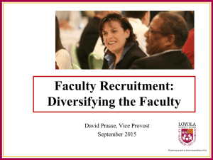 Diversity Workshop 2015 - Loyola University Chicago