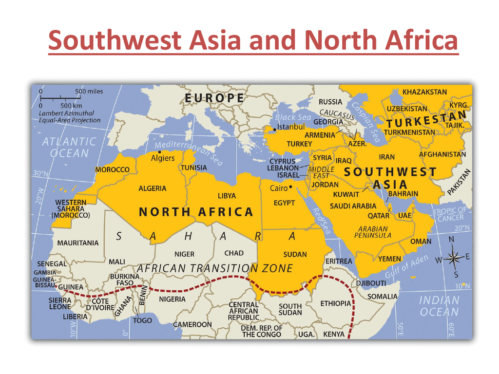 Southwest Asia and North Africa