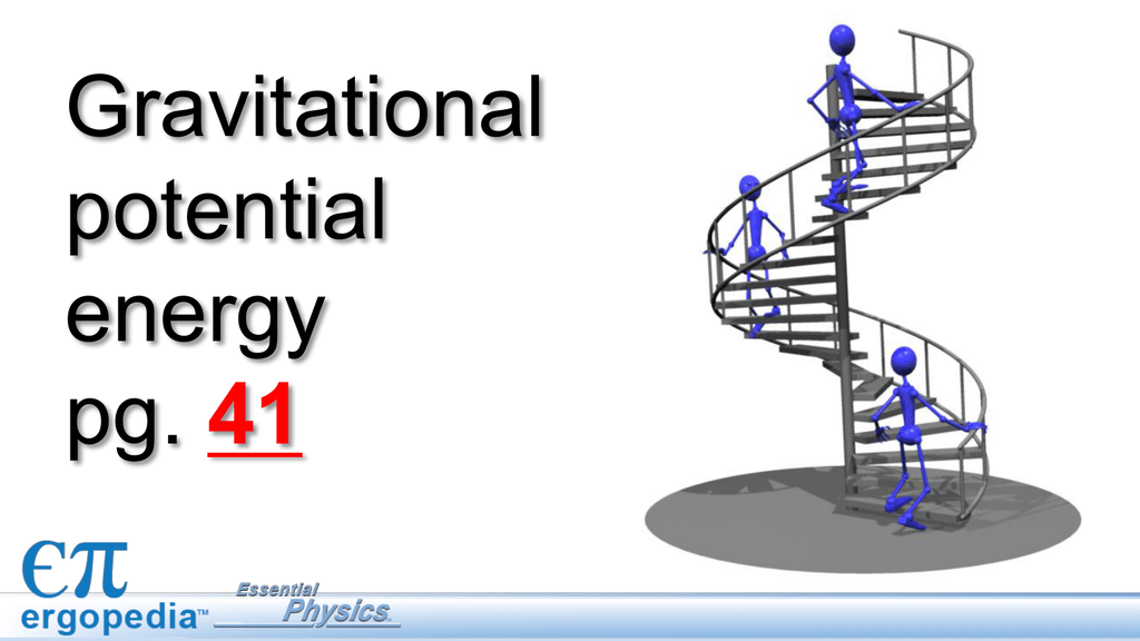 gravitational potential energy