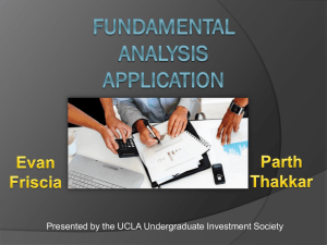 Return on Equity - Undergraduate Investment Society at UCLA