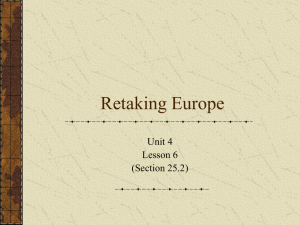 Retaking Europe