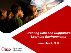 Creating Safe and Supportive Learning Environments