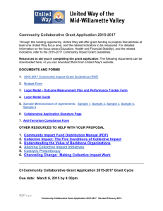 Grant Application Basic Needs Single Program 2015-17