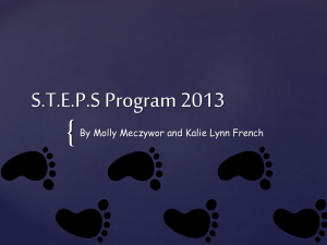 North Adams S.T.E.P.S Program 2013
