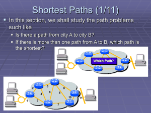 Shortest Path, Topological Sort