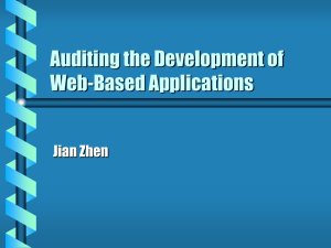 Auditing the Development of Web