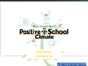 WV Model for Positive School Climate