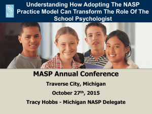 NASP Practice Model Overview - Michigan Association of School