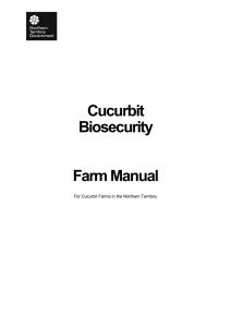 Cucurbit Industry Biosecurity Farm Manual – Booklet [DOCX 147kb]