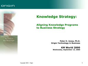 Knowledge Strategy - Information Today