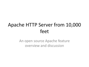 Open Source Apache From a 10000 Foot View