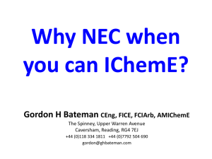 Why NEC when you can IChemE - King's College Construction Law