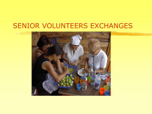 senior volunteers exchange - Seven
