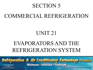 Unit 21 Evaporators
