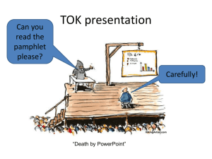 TOK presentation