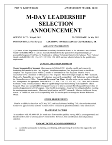 m-day leadership selection announcement