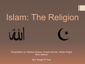 Islam - Moore Public Schools