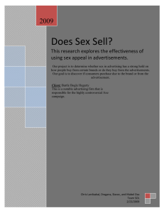 Does Sex Sell? - WordPress.com