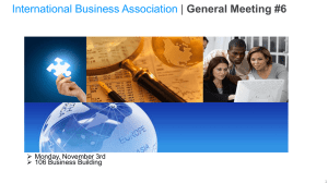 Presentación de PowerPoint - International Business Association