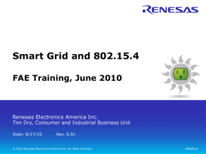 Home Area Network (HAN) - Renesas e