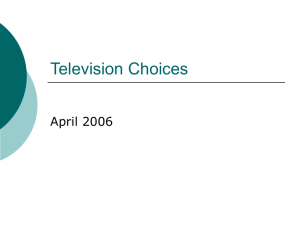 Television Choices