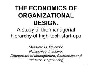 On the managerial professionalization of high-tech start-ups: