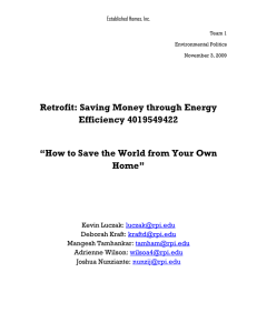 Retrofit: Saving Money through Energy Efficiency 4019549422