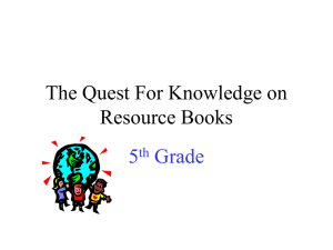 What type of reference book would be BEST to find information for a
