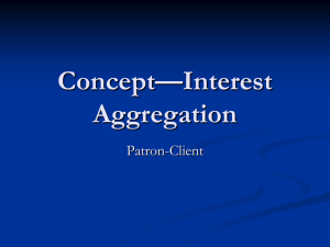 Concept—Interest Aggregation