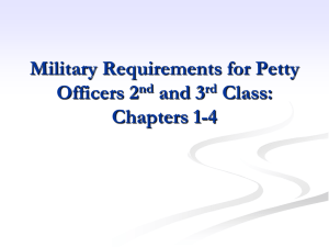 Military Requirements for Petty Officers 2nd and 3rd Class: Chapters