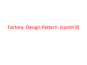 What Is a Factory Pattern?