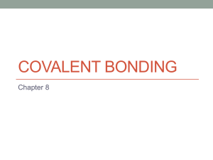 Covalent Bonding