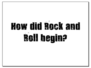 the rock n' roll class powerpoint