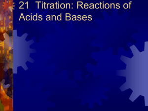 acid-base titration