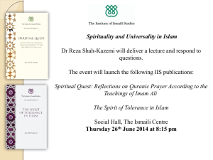 Spirituality and Universality in Islam