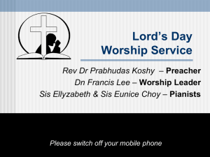 Worship Service