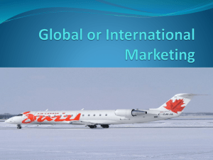 2) The Four P's of International Marketing