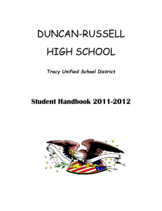 DR Handbook 11-12 - Tracy Unified School District