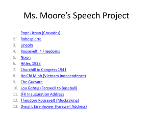 Ms. Moore*s Speech Project - Liberty Union High School District
