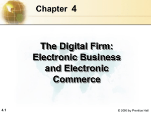 ELECTRONIC BUSINESS, ELECTRONIC COMMERCE, AND THE