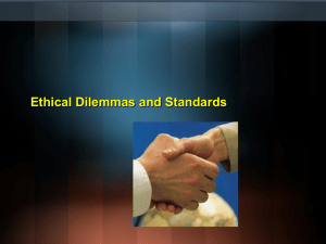 What is ethical behavior?