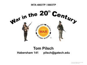 Introduction to War in the 20th Century