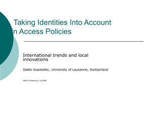 An international perspective on access and equity in higher