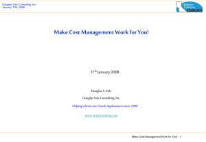 Make Cost Management Work for You!