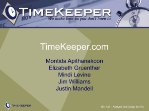 Timekeeper Powerpoint