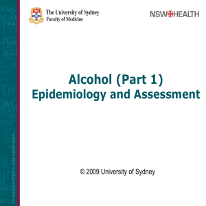 Alcohol - Part 1 - University of Sydney