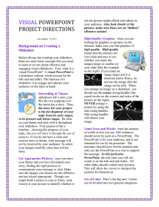 Project Directions Spring 2015