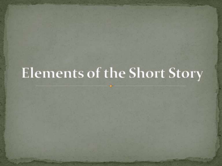 elements-of-the-short-story