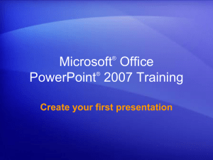 How to Create a PowerPoint Presentation